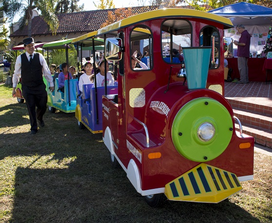 orange county trackless train